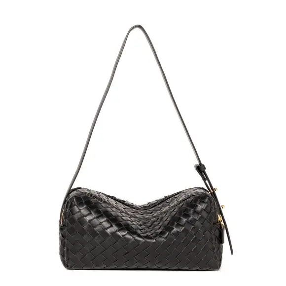 Trousse Woven Leather レザーメッシュ ショルダーバッグ