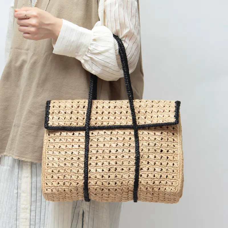 MAISON N.H PARIS メゾンエヌアッシュパリ VIOLETTE ラフィア かごバッグ