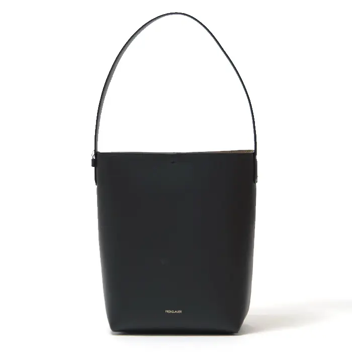 FRENZLAUER フランツロアー Mami Soft Medium スムースレザー ショルダーバッグ BLACK