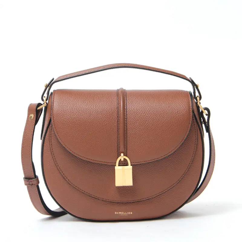 DEMELLIER デメリエー SIENA SADDLE レザー 2way ハンドバッグ TAN