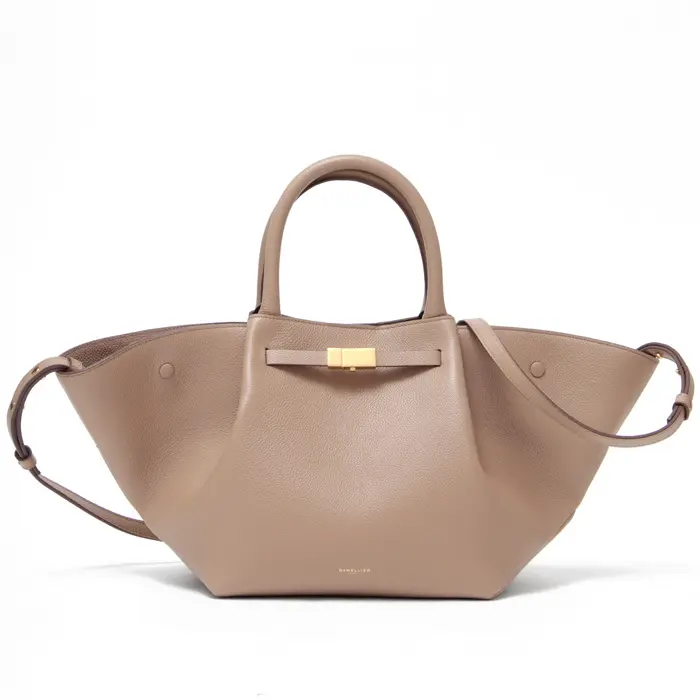 DEMELLIER デメリエー The Midi New York レザー 2way トートバッグ DARK SAND