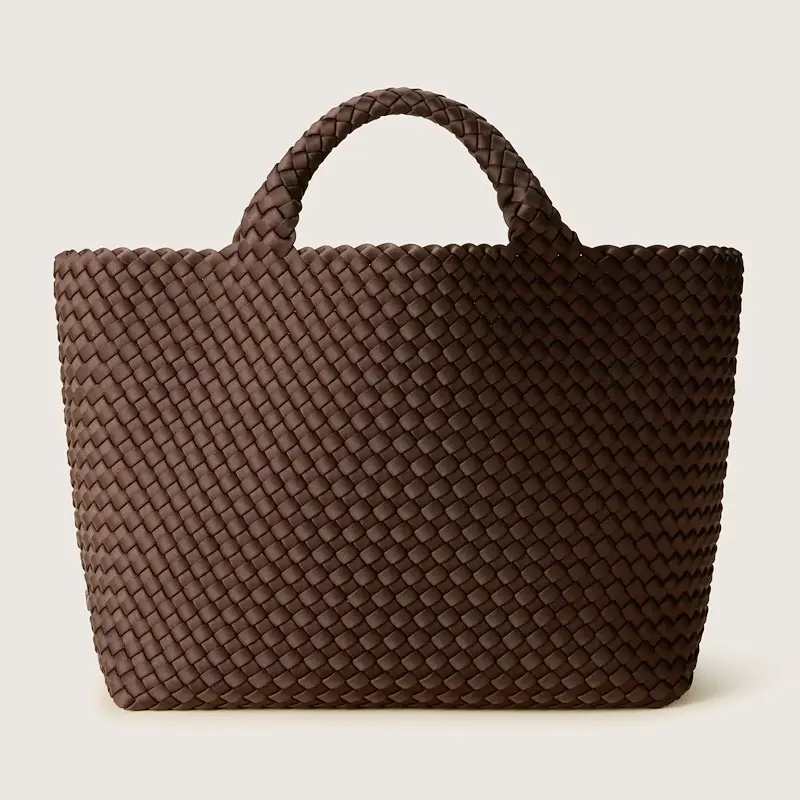 NAGHEDI ナゲディ St. Barths M ミディアム メッシュトート SN03013LD CHOCOLATE
