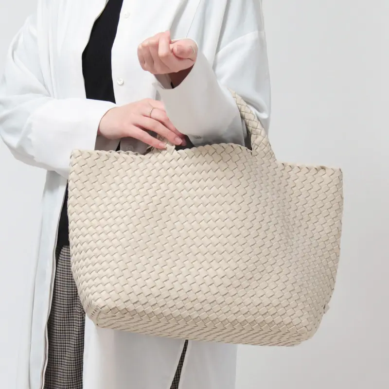 NAGHEDI ナゲディ St. Barths M ミディアム メッシュトート SN03013LD ECRU