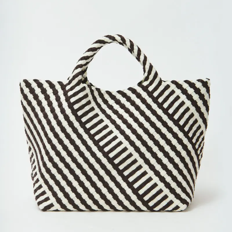 NAGHEDI ナゲディ St. Barths M Tote Graphic Stripe メッシュ トートバッグ ROMA